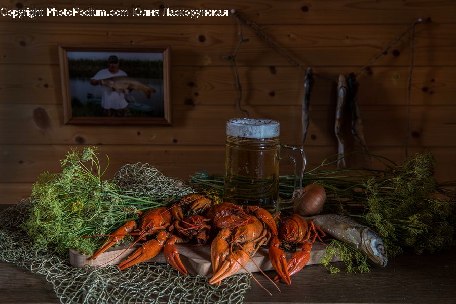 Plant, Potted Plant, Food, Seafood, Lobster, Sea Life, Crab