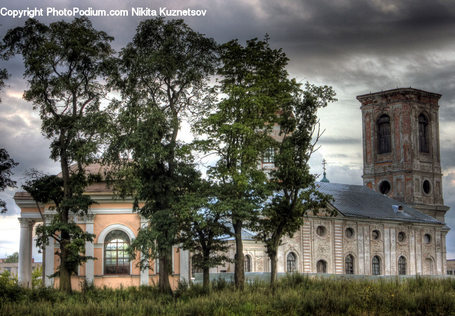 Architecture, Bell Tower, Clock Tower, Tower, Mansion, Church, Worship