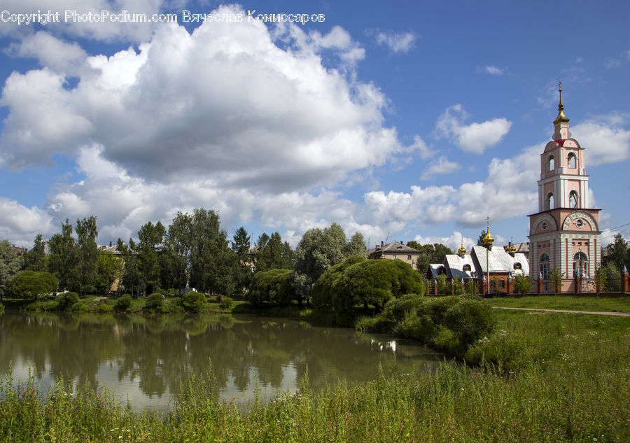 Architecture, Bell Tower, Clock Tower, Tower, Cloud, Cumulus, Sky