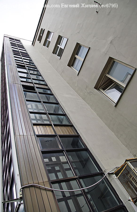 Architecture, Housing, Skylight, Window, Railing, Building, City