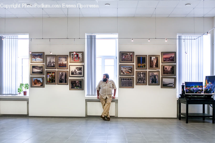 People, Person, Human, Art, Art Gallery, Indoors, Library