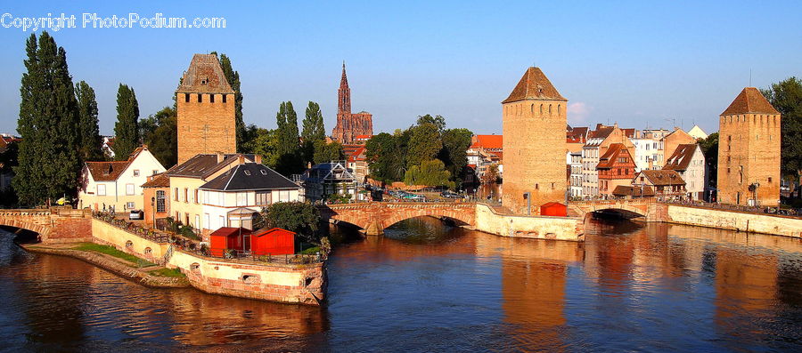 Architecture, Castle, Fort, Canal, Outdoors, River, Water