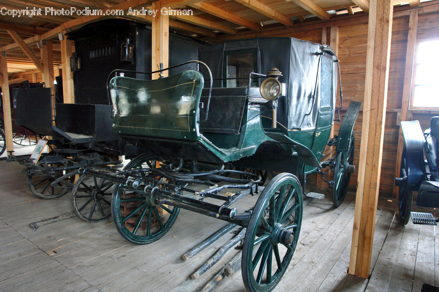 Carriage, Horse Cart, Vehicle, Bicycle, Bike, Generator, Machine