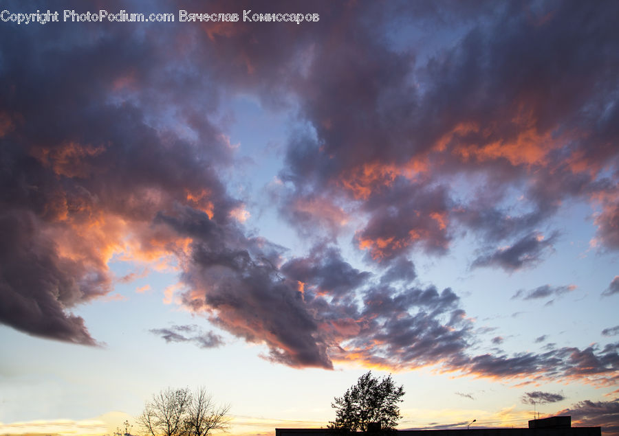 Dawn, Dusk, Red Sky, Sky, Sunrise, Sunset, Azure Sky
