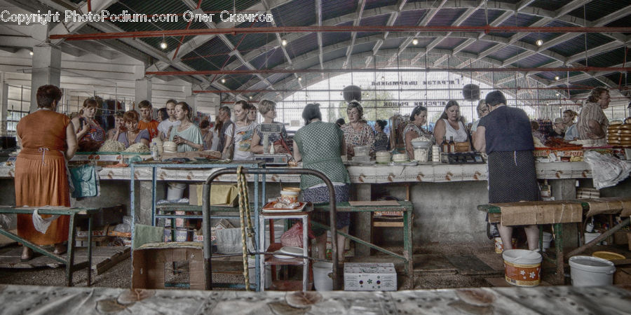 People, Person, Human, Chair, Furniture, Bazaar, Market