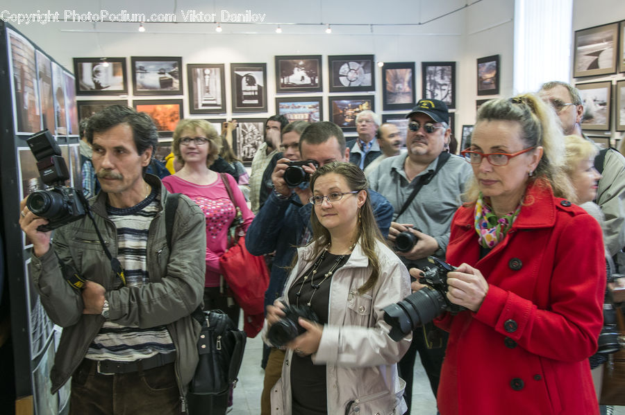People, Person, Human, Crowd, Photographer, Coat, Camera
