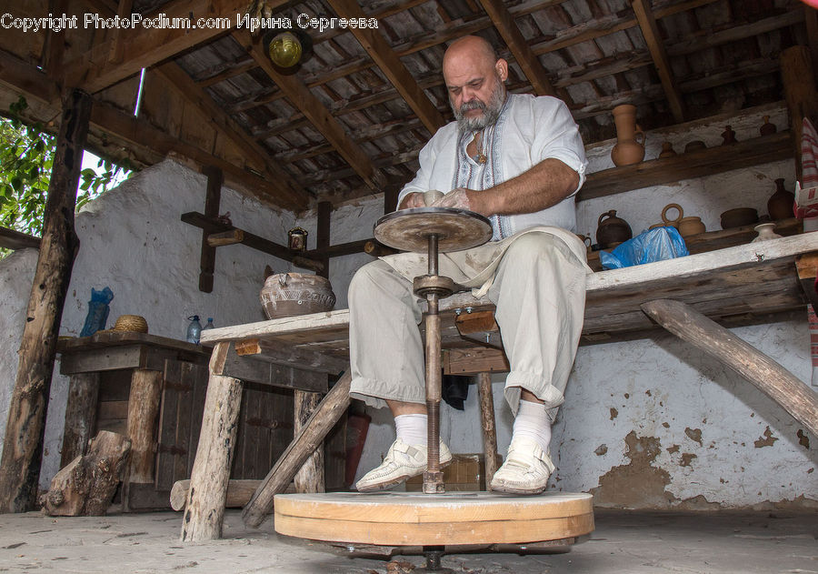 People, Person, Human, Plumbing, Carpenter, Pot, Pottery