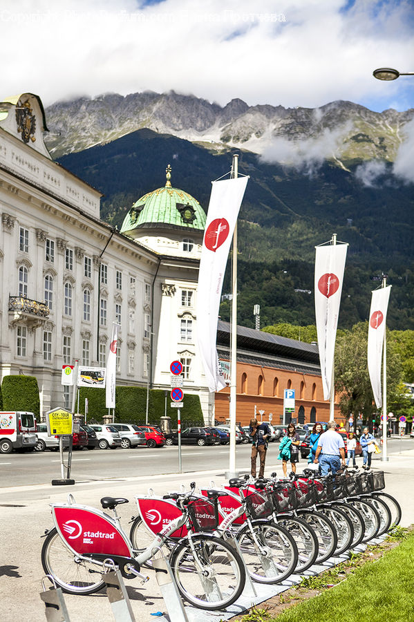 Architecture, Dome, Bicycle, Bike, Vehicle, Bell Tower, Clock Tower