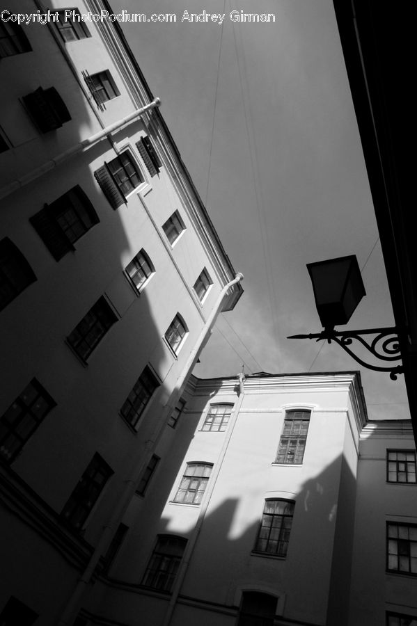 Building, Housing, City, Downtown, Urban, Lighting, Console