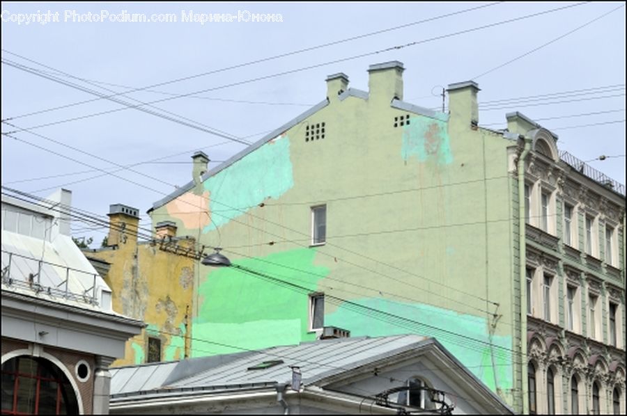 Downtown, Neighborhood, Town, Architecture, Canopy, Building, City