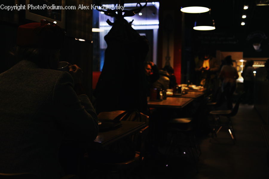 People, Person, Human, Cafe, Cafeteria, Food Court, Bar Counter