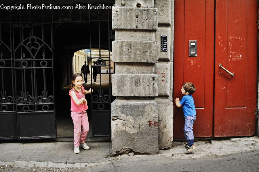 Human, People, Person, Female, Alley, Alleyway, Road