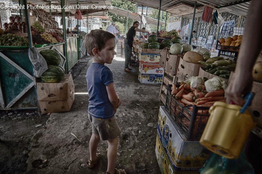 Human, People, Person, Bazaar, Market, Shop, Fruit