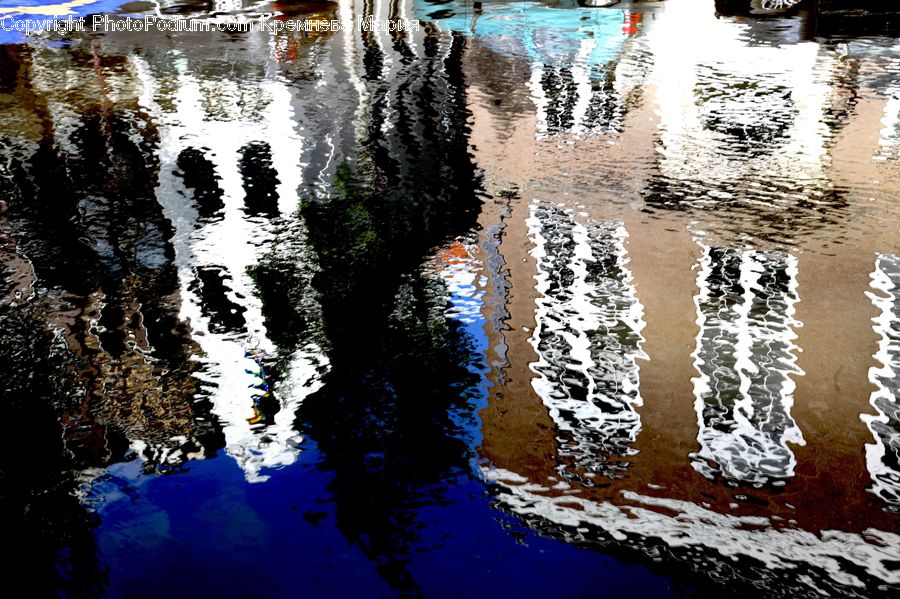 Water, Outdoors, Ripple, Birch, Tree, Wood