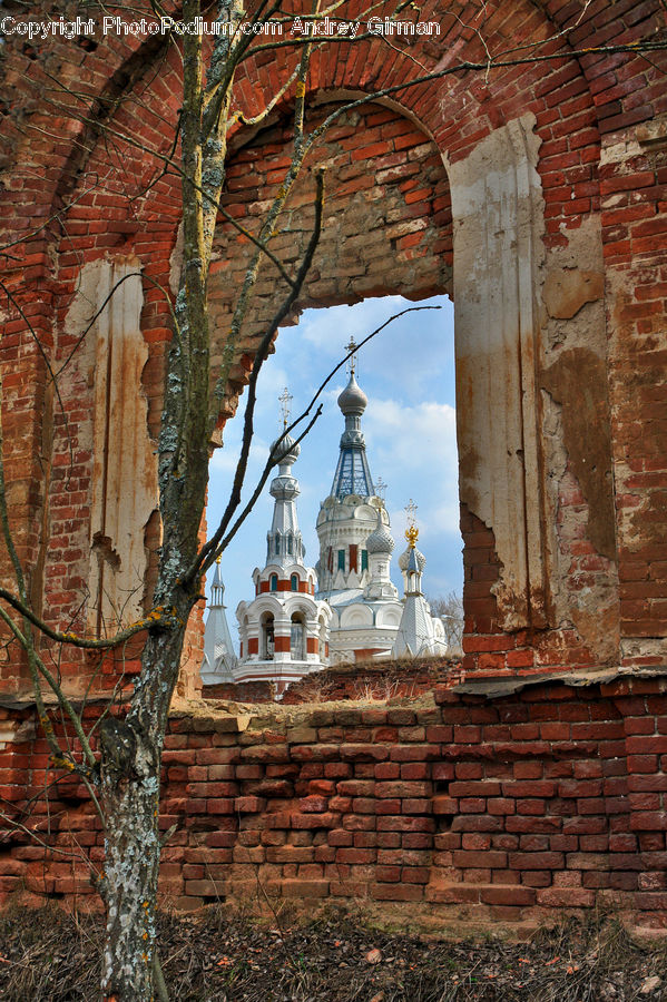 Ruins, Architecture, Bell Tower, Clock Tower, Tower, Cathedral, Church