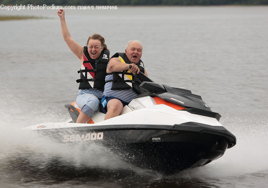 Jet Ski, People, Person, Human, Boat, Watercraft, Tubing