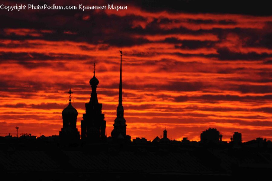 People, Person, Human, Dawn, Dusk, Red Sky, Sky