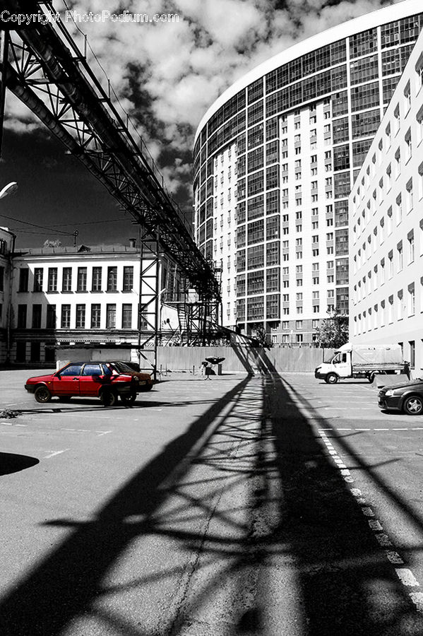 Automobile, Car, Coupe, Sports Car, Vehicle, City, Downtown