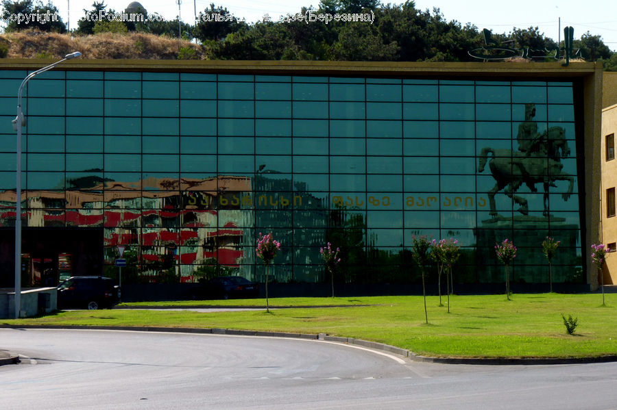 Building, Office Building, Fence, Architecture, Convention Center, Housing, City