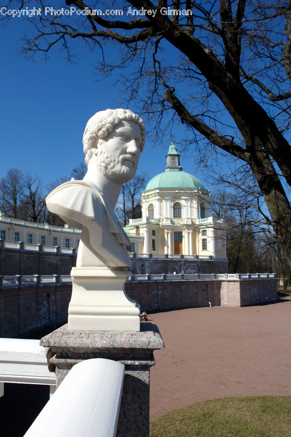 Bust, Figurine, Head, Art, Sculpture, Statue, Banister