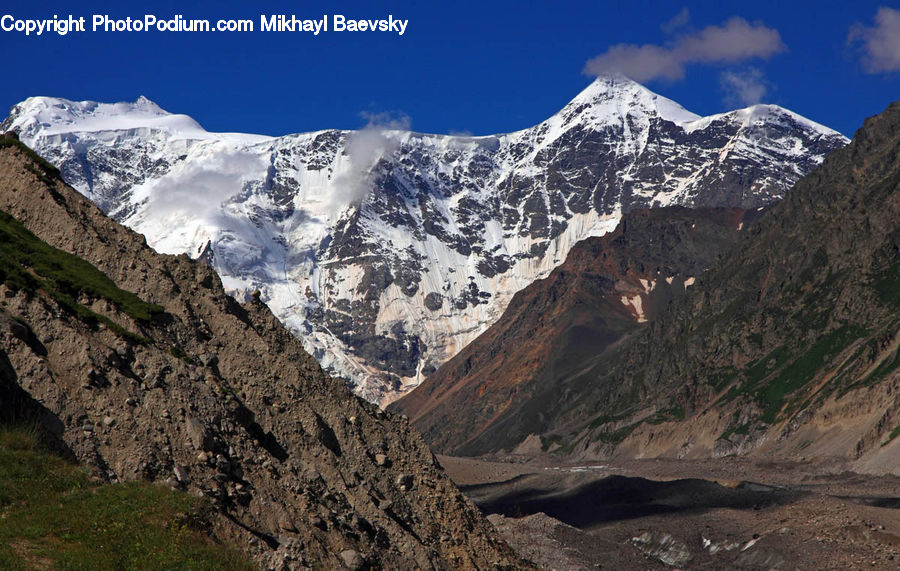 Crest, Mountain, Outdoors, Peak, Mountain Range, Arctic, Glacier