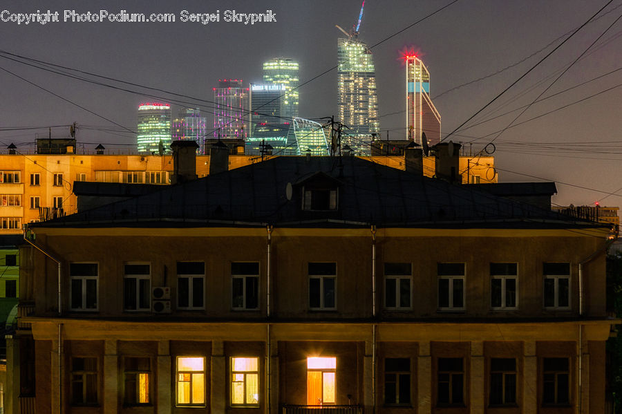 City, Downtown, Urban, Building, Housing, Brick, Villa