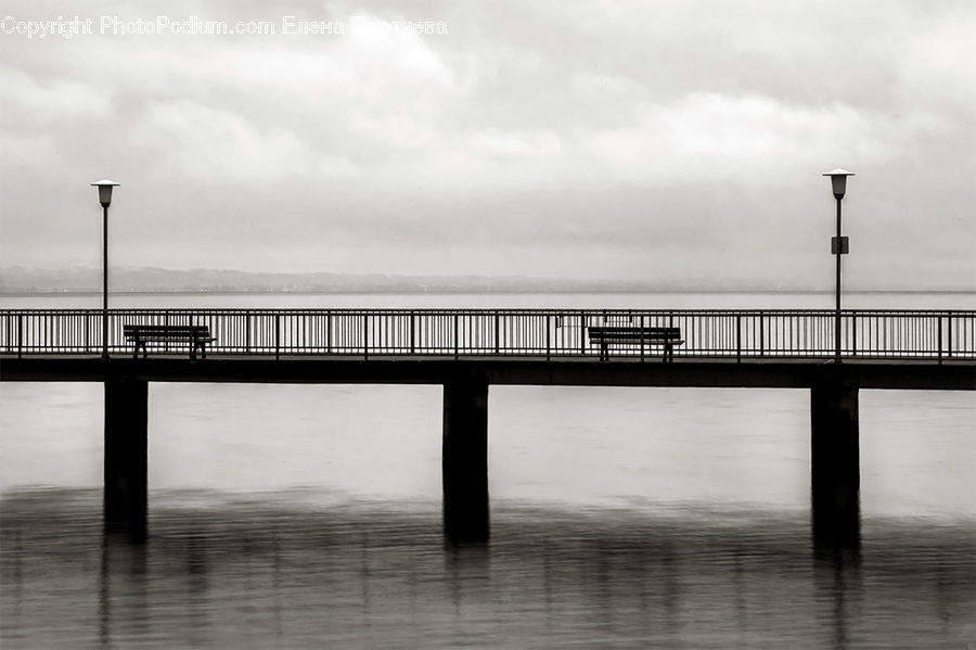 Dock, Pier, Bridge, Water, Landing