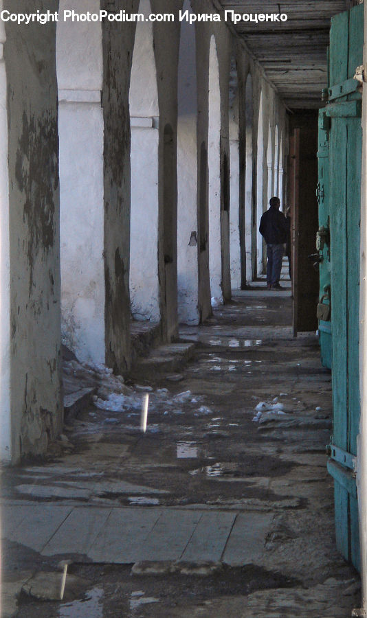 Column, Pillar, Flagstone, Crypt, Leisure Activities, Walking, Alley