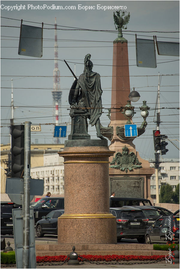Art, Sculpture, Statue, Automobile, Car, Vehicle, Monument