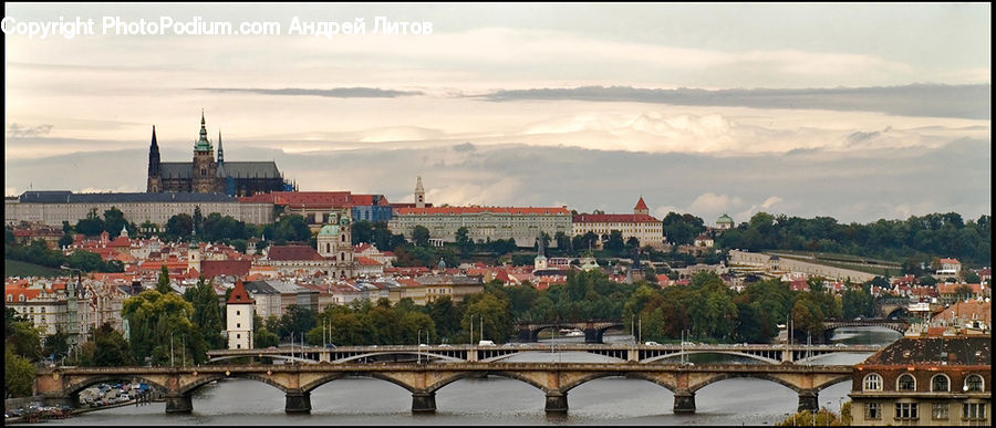 Building, Downtown, Town, Architecture, Housing, Monastery, City