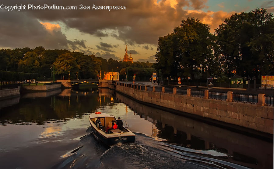 Barge, Boat, Tugboat, Vessel, Canal, Outdoors, River