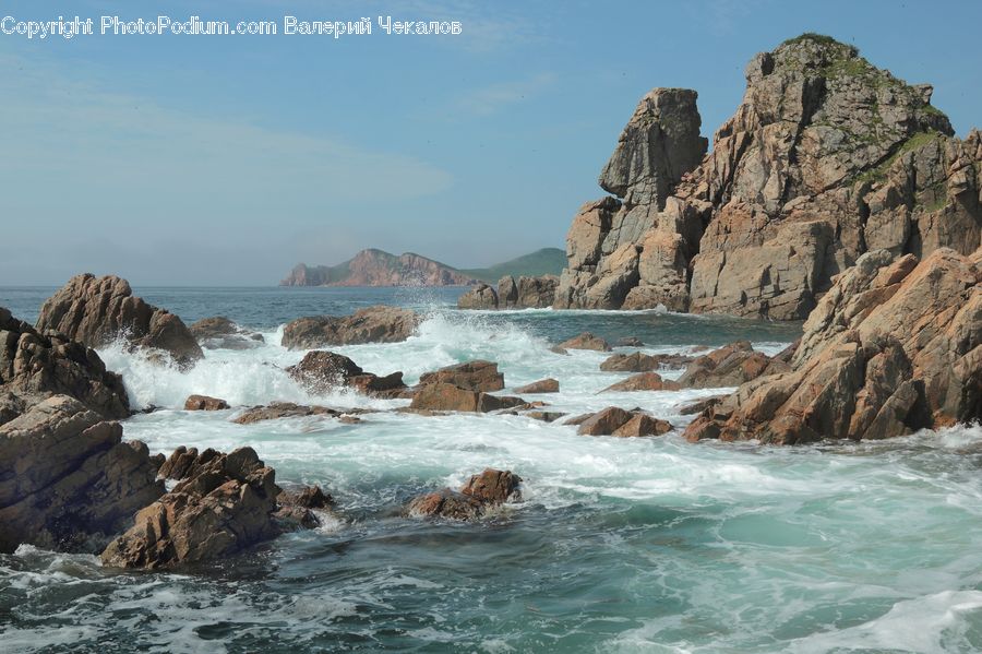 Promontory, Outdoors, Sea, Sea Waves, Water, Cliff, Coast