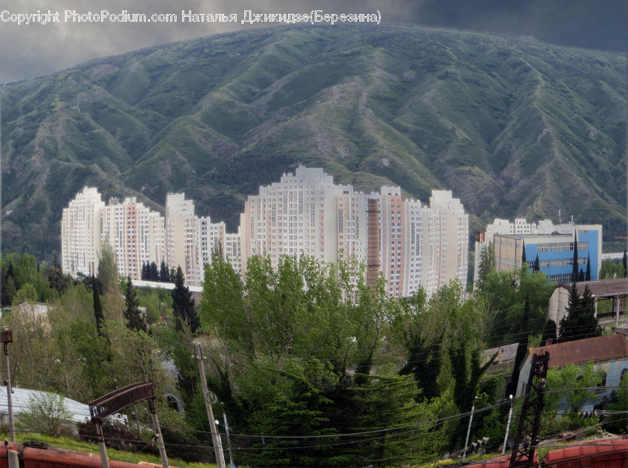 Power Plant, Building, Housing, City, Downtown, Metropolis, Urban