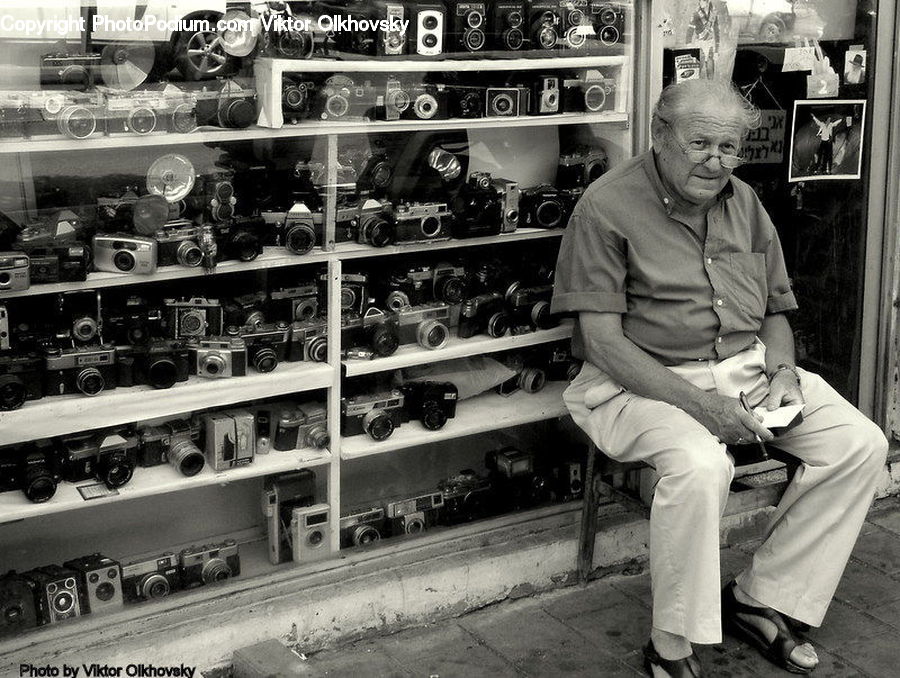 Human, People, Person, Collage, Poster, Shop, Shelf