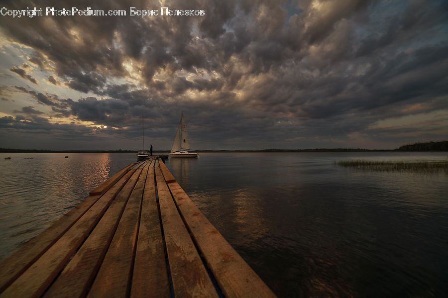 Boardwalk, Deck, Path, Sidewalk, Walkway, Dock, Landing