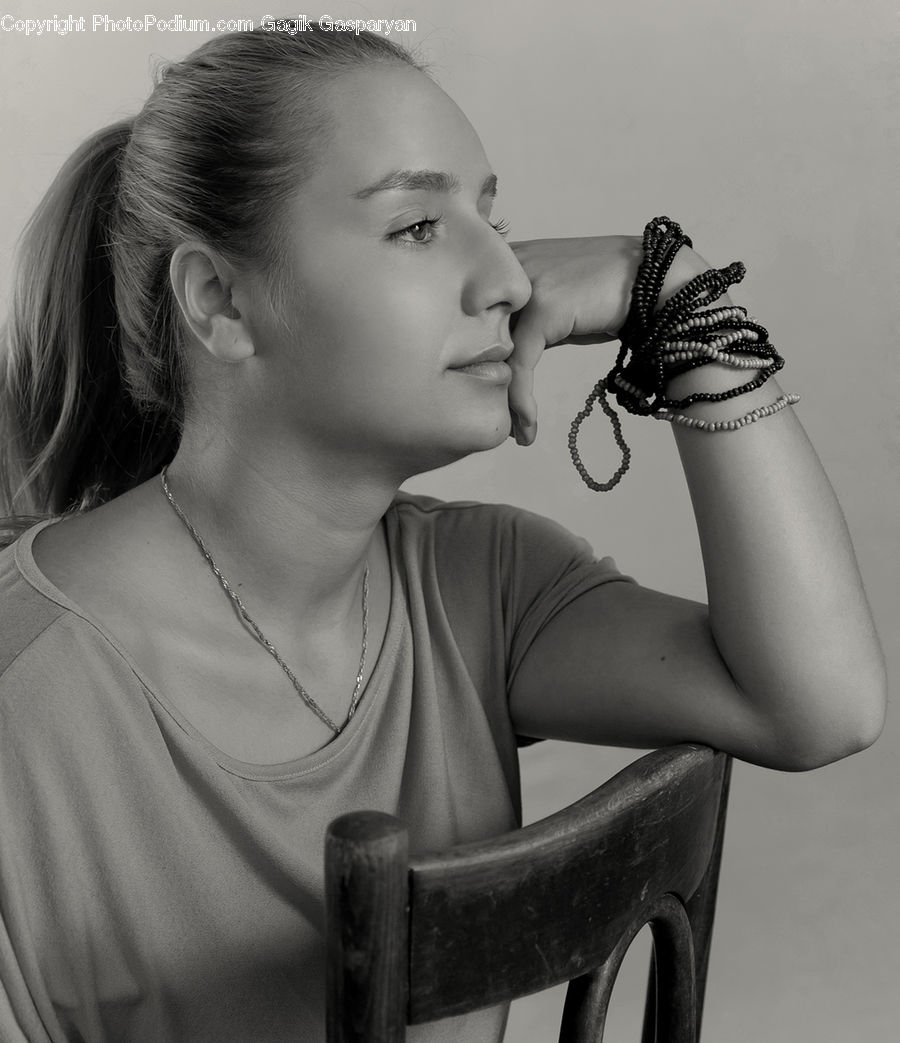 People, Person, Human, Chair, Furniture, Female, Portrait