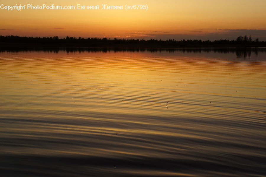 Outdoors, Ripple, Water, Dawn, Dusk, Red Sky, Sky