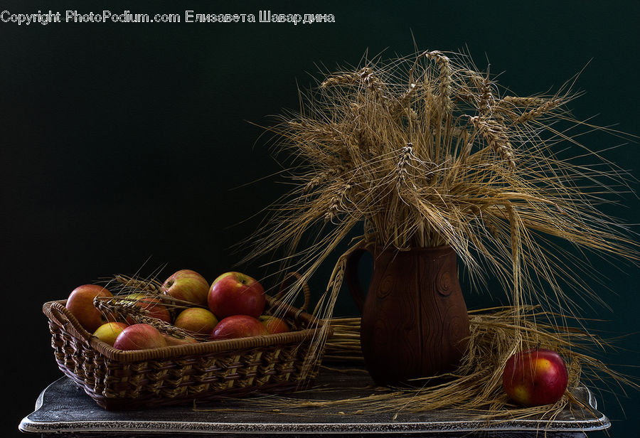 Apple, Fruit, Produce, Vegetable, Basket, Market, Cherry