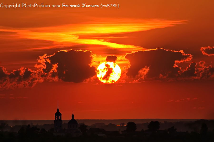 Dusk, Outdoors, Sky, Sunlight, Sunrise, Sunset, Dawn