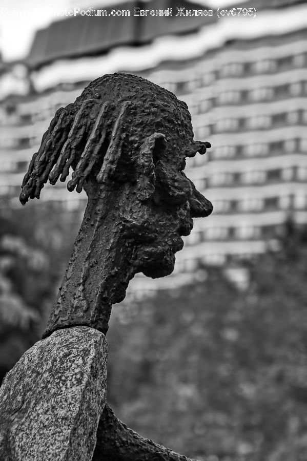 Art, Sculpture, Statue, Head, Portrait