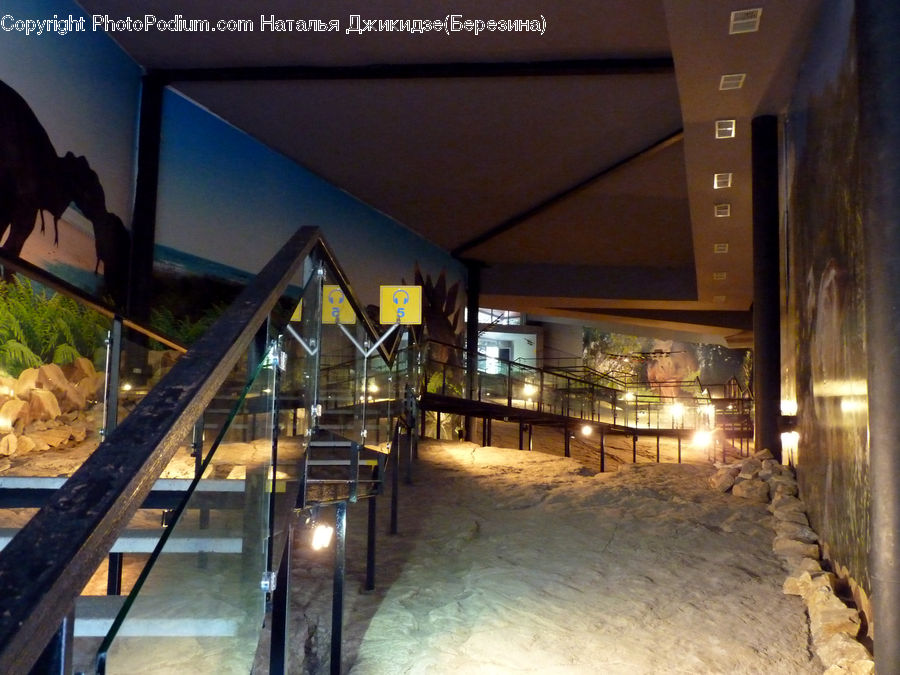 Corridor, Dock, Pier, Bowl, Indoors, Interior Design, Room