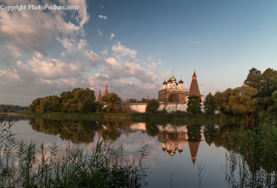 Castle, Ditch, Fort, Moat, Architecture, Land, Marsh