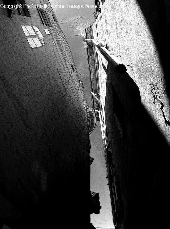 Alley, Alleyway, Road, Street, Town, Dock, Landing