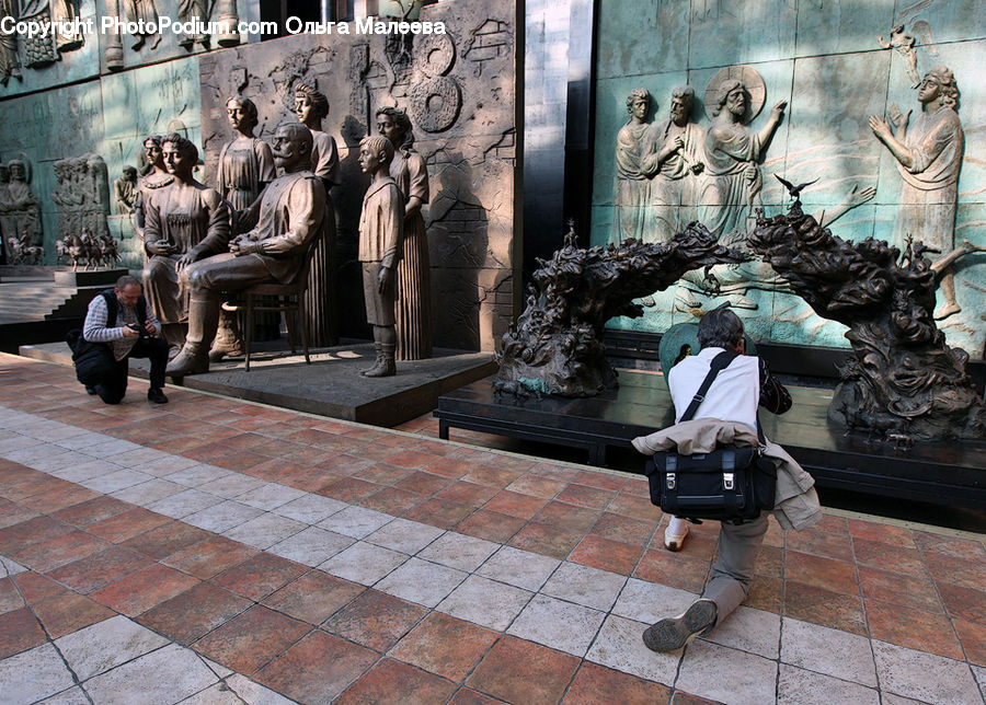 Bench, Art, Sculpture, Statue, Tomb, Angel, Archangel