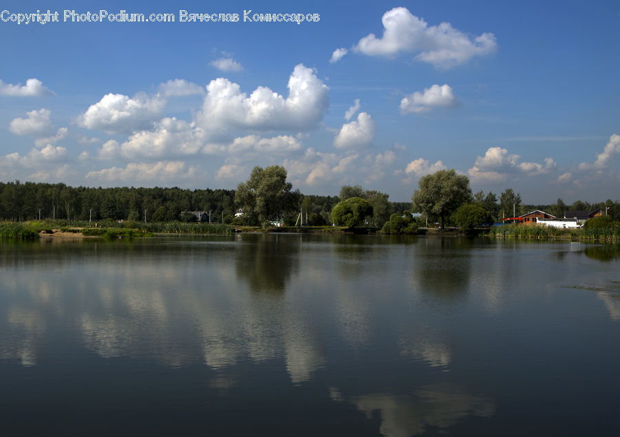 Cloud, Cumulus, Sky, Azure Sky, Outdoors, Lake, Water