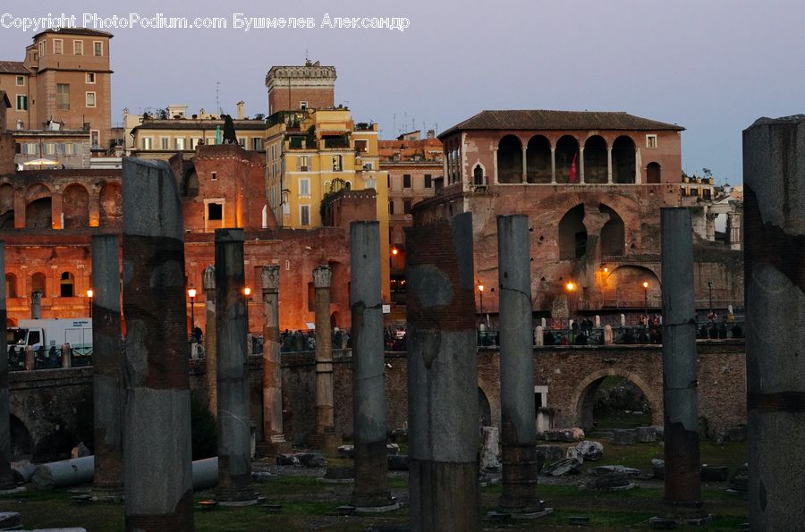 People, Person, Human, Arch, Column, Pillar, Building