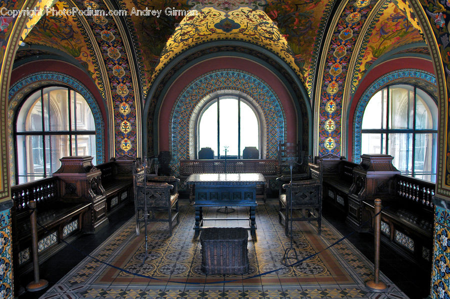 Indoors, Interior Design, Room, Architecture, Church, Worship, Aisle