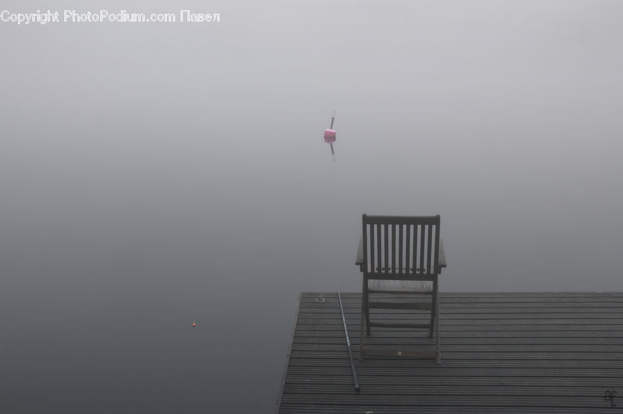 Chair, Furniture, Dock, Pier, Coast, Outdoors, Sea