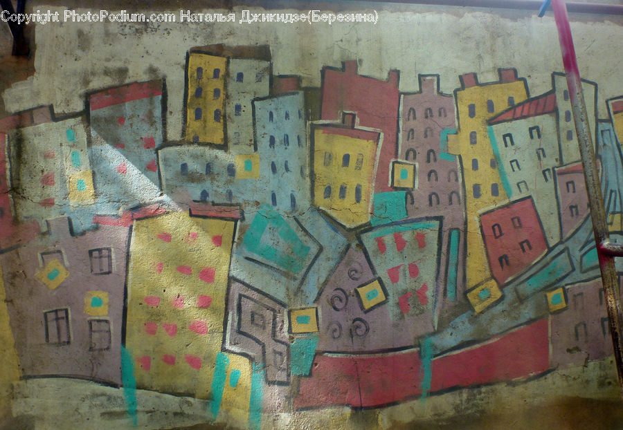 Cushion, Home Decor, Pillow, Art, Modern Art, Brick, Collage