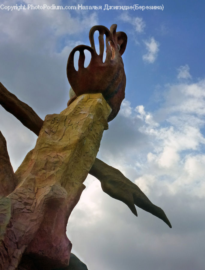Art, Gargoyle, Statue, Cliff, Outdoors, Sculpture, Modern Art